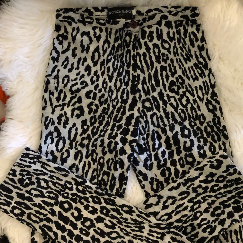 GRAY LEOPARD HIGH WAIST LEGGINGS PANTS NORDSTROM
